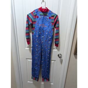 Chucky Child's Play Horror Movie Halloween Costume Jumpsuit Youth L